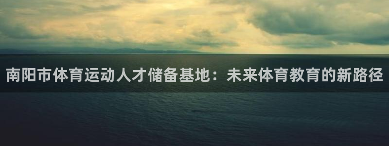 vsport体育官方正版app代理：南阳市体育运动人才储备基
